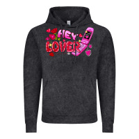 Vintage Black hey lover flip phone Vintage Hoodie - FaDigitalArtStudio