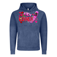 Vintage Denim hey lover flip phone Vintage Hoodie - FaDigitalArtStudio