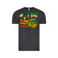 Vintage Black I dig you St. Patrick's Vintage Tee - OliviaCreatesArt