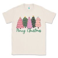 Natural merry christmas trees Classic Tee - CowGirlArtShop