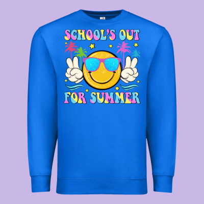 Schools Out For Summer Premium Sweatshirt Designed By Jahusdesignshop