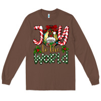 Chestnut joy to the world Long Sleeve Tee - BundleAndBundleShop