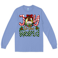 Colony Blue joy to the world Long Sleeve Tee - BundleAndBundleShop