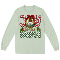 Matcha joy to the world Long Sleeve Tee - BundleAndBundleShop