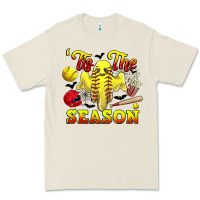 Tis The Season Softball Halloween Premium Tee | Teevron