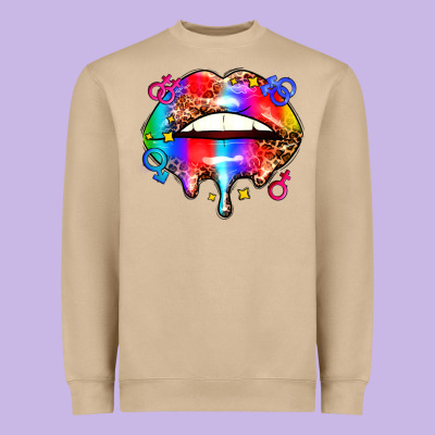 Pride Lips Heavyweight Sweatshirt Designed By Adodesignshop