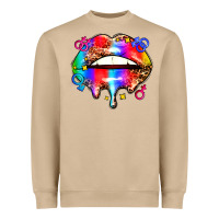 Mushroom pride lips Heavyweight Sweatshirt - AdoDesignShop