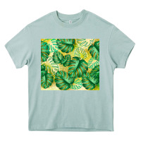 Arona monstera leaf Heavy Core Tee - TumblerDesignByShophia