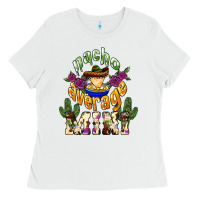 White Nacho average mini Mexico Ladies Tee - HowdyJamesFarm