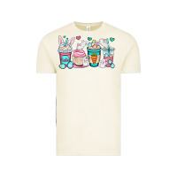 Vintage Arctic Easter bunnies coffee cups Vintage Tee - OliviaCreatesArt