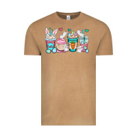 Vintage Camel Easter bunnies coffee cups Vintage Tee - OliviaCreatesArt