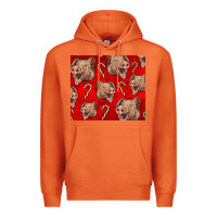 Carrot Yorkshire Pig And Candy Cane Premium Hoodie - LillyAllenDesigns