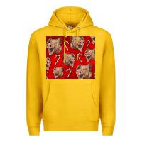 Lemon Yorkshire Pig And Candy Cane Premium Hoodie - LillyAllenDesigns