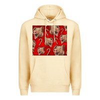 Pina Colada Yorkshire Pig And Candy Cane Premium Hoodie - LillyAllenDesigns