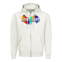 Oatmeal Heather love wins pride lgbtq Zipper Hoodie - AdoDesignShop
