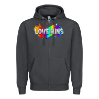 Smoke love wins pride lgbtq Zipper Hoodie - AdoDesignShop