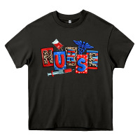 Asphalt usa nurse Heavy Core Tee - RanaPortraitStore