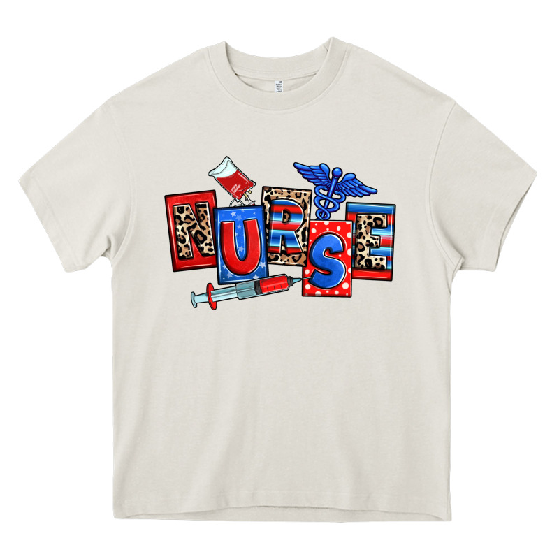 Usa Nurse Heavy Core Tee by RanaPortraitStore | Teevron