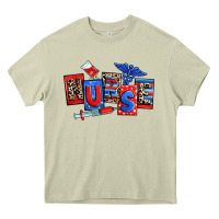 Mossy usa nurse Heavy Core Tee - RanaPortraitStore