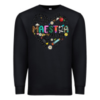 Black retro maestra word Premium Sweatshirt - JahusDesignShop