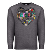 Charcoal Heather retro maestra word Premium Sweatshirt - JahusDesignShop