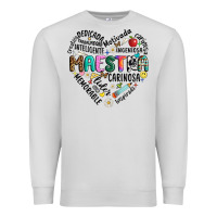 Dove Grey retro maestra word Premium Sweatshirt - JahusDesignShop
