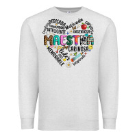 Oatmeal Heather retro maestra word Premium Sweatshirt - JahusDesignShop