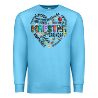 Ocean Blue retro maestra word Premium Sweatshirt - JahusDesignShop