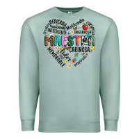 Seafoam retro maestra word Premium Sweatshirt - JahusDesignShop