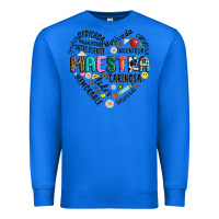 True Royal retro maestra word Premium Sweatshirt - JahusDesignShop