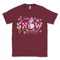 Burgundy i am snow cute Classic Tee - CowGirlArtShop