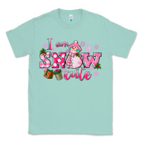 Seafoam i am snow cute Classic Tee - CowGirlArtShop