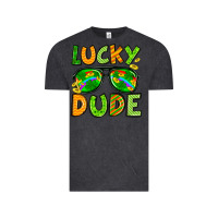 Vintage Black St. Patrick's Lucky dude Vintage Tee - OliviaCreatesArt