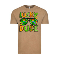 Vintage Coffee St. Patrick's Lucky dude Vintage Tee - OliviaCreatesArt