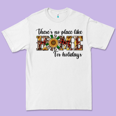 There's No Place Like Home For Holidays Premium Tee Designed By Ranaportraitstore