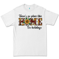 White there's no place like home for holidays Premium Tee - RanaPortraitStore