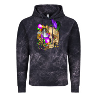 Cloud Black mardi gras skull Vintage Hoodie - FaDigitalArtStudio