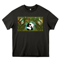 Asphalt cute panda Heavy Core Tee - TumblerDesignByShophia