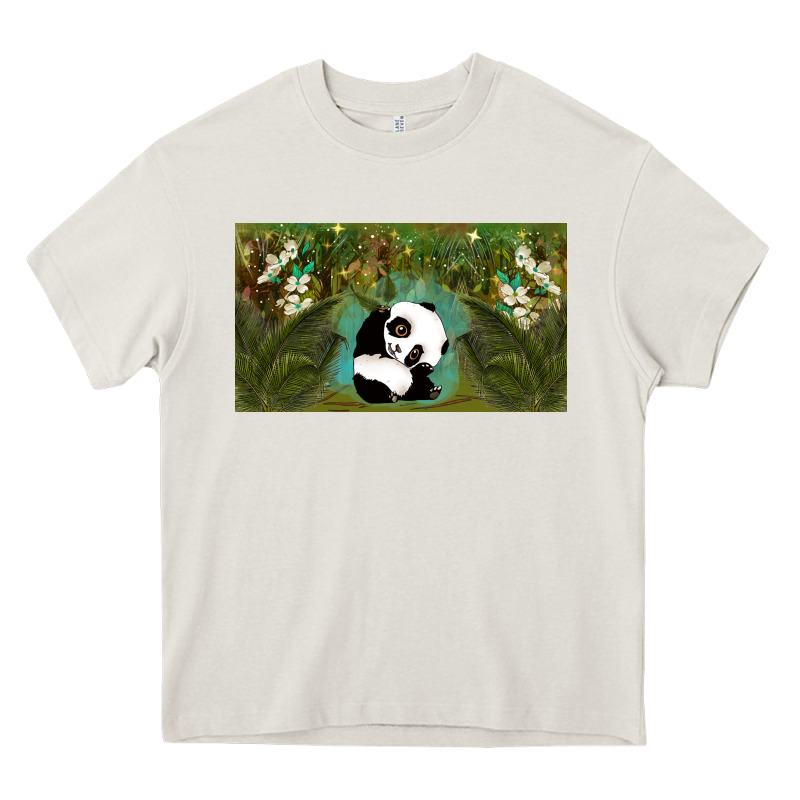 Cute Panda Heavy Core Tee by TumblerDesignByShophia | Teevron