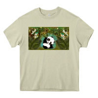 Mossy cute panda Heavy Core Tee - TumblerDesignByShophia