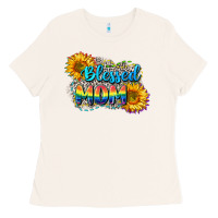 Bone Blessed mom Ladies Tee - CowGirlArtShop