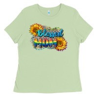 Matcha Blessed mom Ladies Tee - CowGirlArtShop