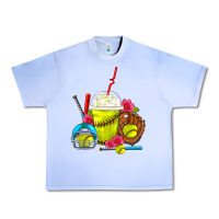 Grape Ice Softball Frappe Coffee Urban Heavy Tee - FaDigitalArtStudio