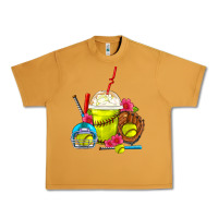 Peanut Butter Softball Frappe Coffee Urban Heavy Tee - FaDigitalArtStudio