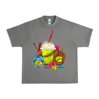 Tornado Softball Frappe Coffee Urban Heavy Tee - FaDigitalArtStudio