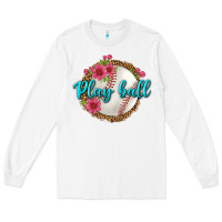 White play ball baseball Long Sleeve Tee - BundleAndBundleShop