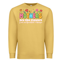 Antique Gold mothers are like flowers Premium Sweatshirt - JahusDesignShop