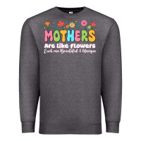 Charcoal Heather mothers are like flowers Premium Sweatshirt - JahusDesignShop