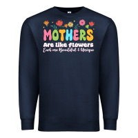 Navy mothers are like flowers Premium Sweatshirt - JahusDesignShop