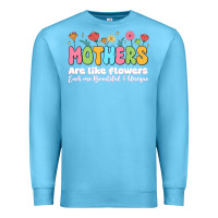 Ocean Blue mothers are like flowers Premium Sweatshirt - JahusDesignShop